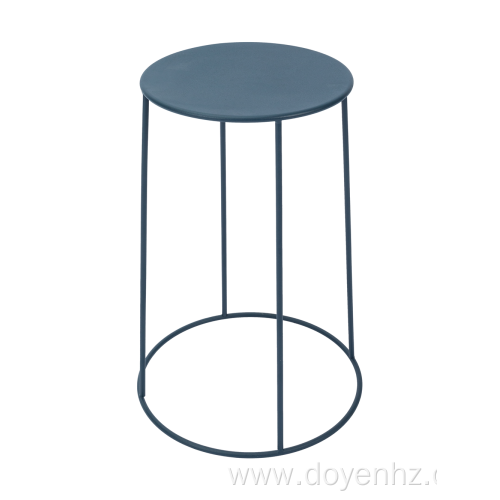 Metal Stackable Round Side Table(H63CM)